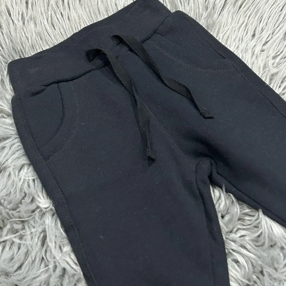 Kidential Baby French Terry Black Jogger Sweatpants Size 6/9 Month